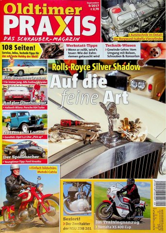 Deckblatt Oldtimer Praxis (09/2017)